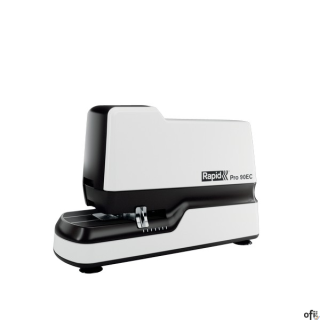Zszywacz elektryczny Rapid Pro 90EC, na zasilacz, biały, 5 lat gwarancji, 50 kartek