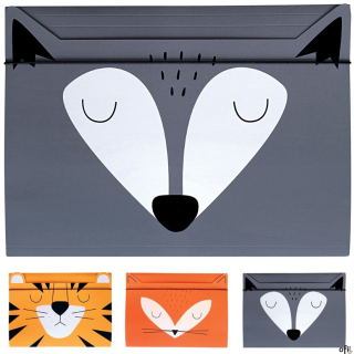 Teczka z gumką A4+ BeBe FRIENDS BOYS mix 3 wzorów INTERDRUK