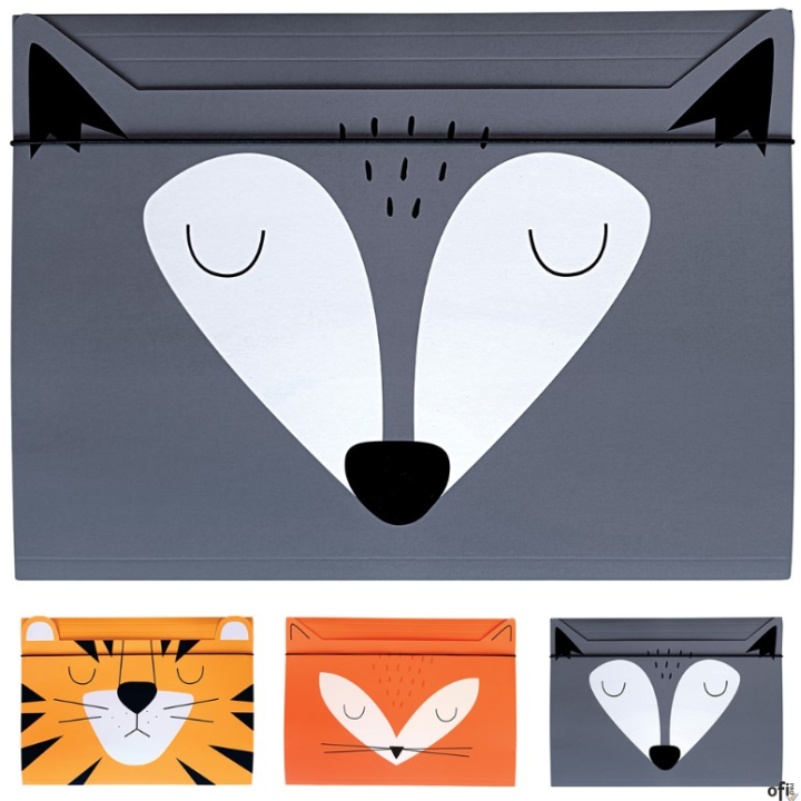 Teczka z gumką A4+ BeBe FRIENDS BOYS mix 3 wzorów INTERDRUK