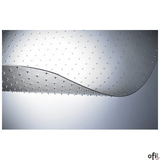 Mata pod krzesło na dywan_z wypustkami__ochrona podłogi w pomieszczeniach biurowych i mieszkalnych__zapobieganie miejscowym prze