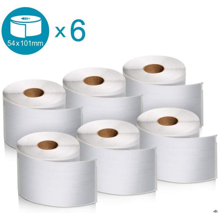 Identyfikator transportowy imienny - 101 x 54 mm, biały - VALUE PACK 6 szt. 2093092