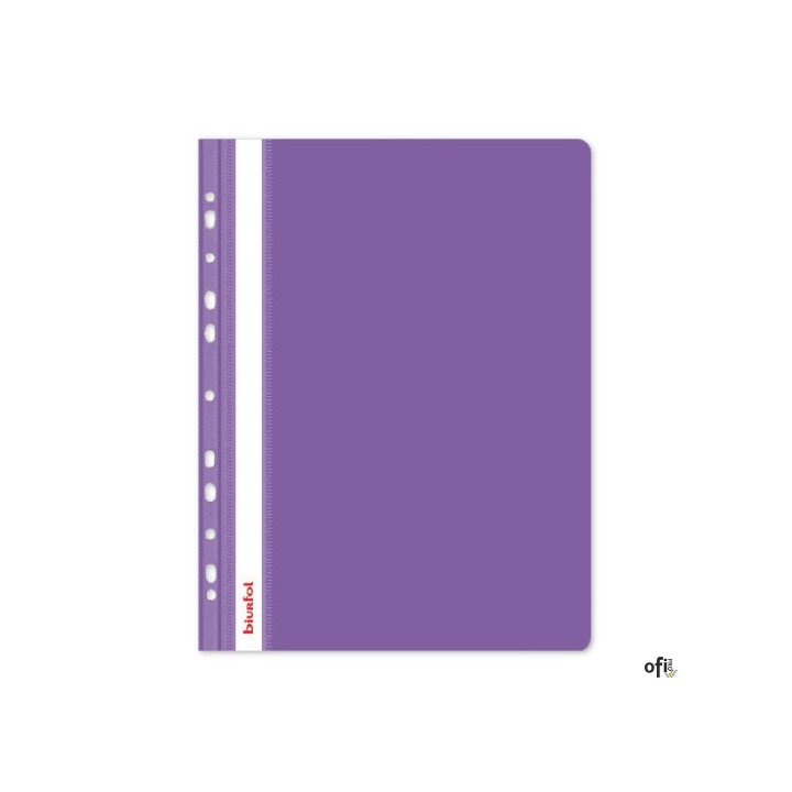 Skoroszyt miękki PP DOTTS (20) fioletowy polipropylen SPP-DOT-00-11