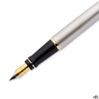 Pióro wieczne Waterman Expert Stalowy GT FP M, S0951960 (giftbox)