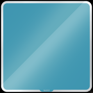 Szklana tablica magnetyczna Leitz Cosy 45x45cm, niebieska, 70440061