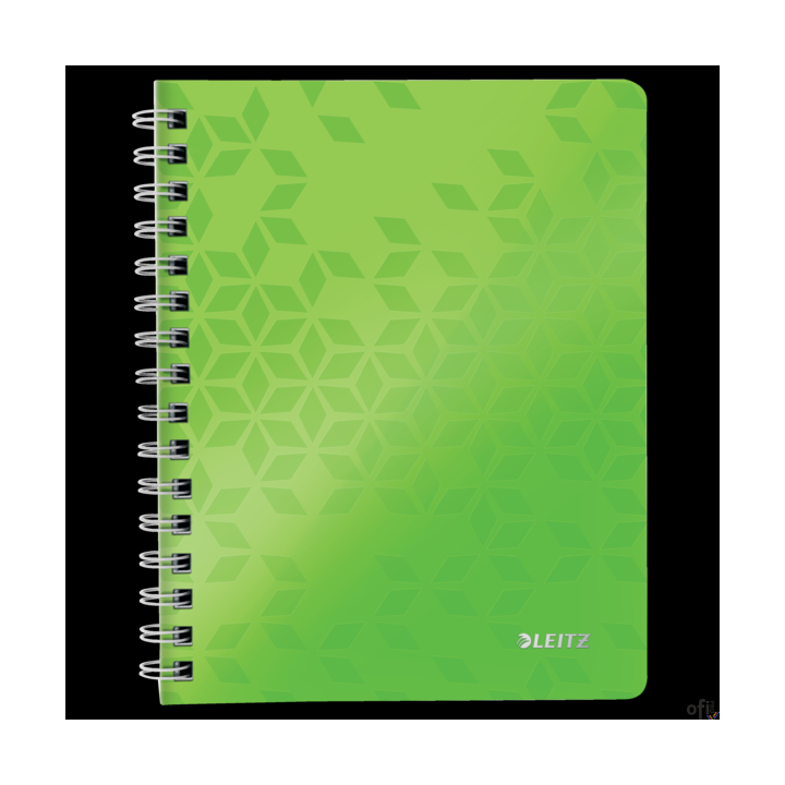 Zewnętrzną stronę okładki z polipropylenu zaprojektowano w dwóch kolorach WOW i z eleganckim tłoczeniem, wewnętrzna strona jest 