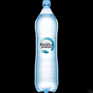 Woda niegazowana, 1,5 l, butelka PET, zgrzewka 6 szt., kaucja, Kropla Beskidu