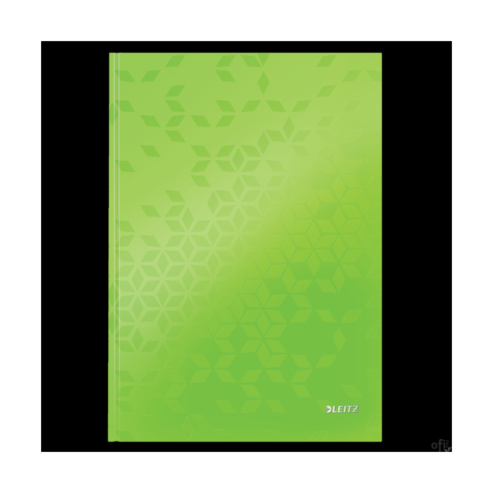 Brulion w kratkę A4 Leitz WOW, zielony 46261054