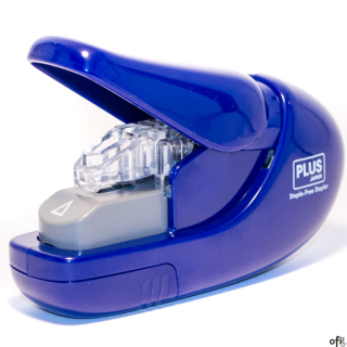 Zszywacz Staple_Free 5K SL106_AB, niebieski, 205134, Plus