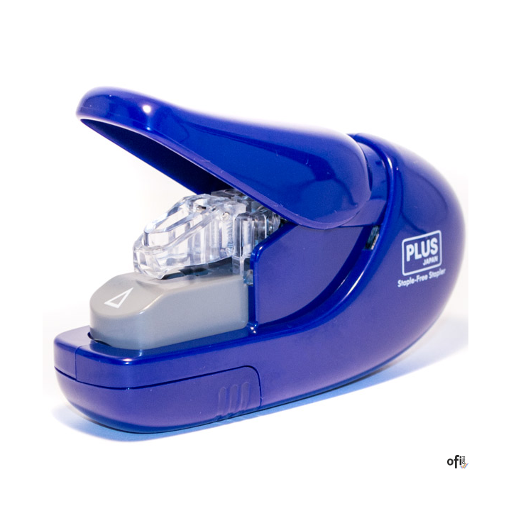 Zszywacz Staple_Free 5K SL106_AB, niebieski, 205134, Plus