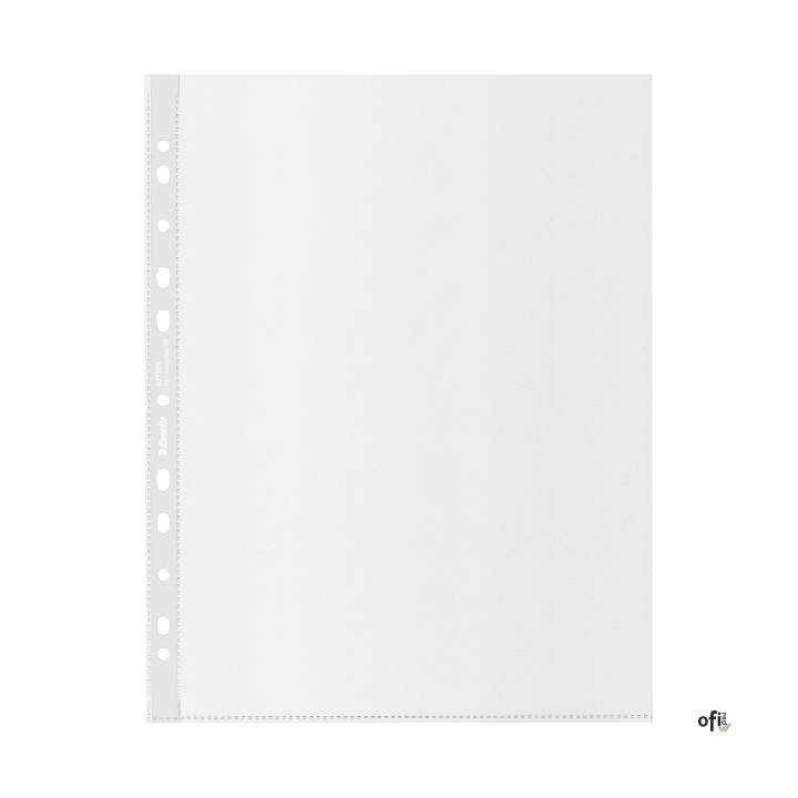 Ekologiczna koszulka na dokumenty A4 MAXI do codziennego użytku, wykonana z bardzo mocnego PP w 100% pochodzącego z recyklingu. 