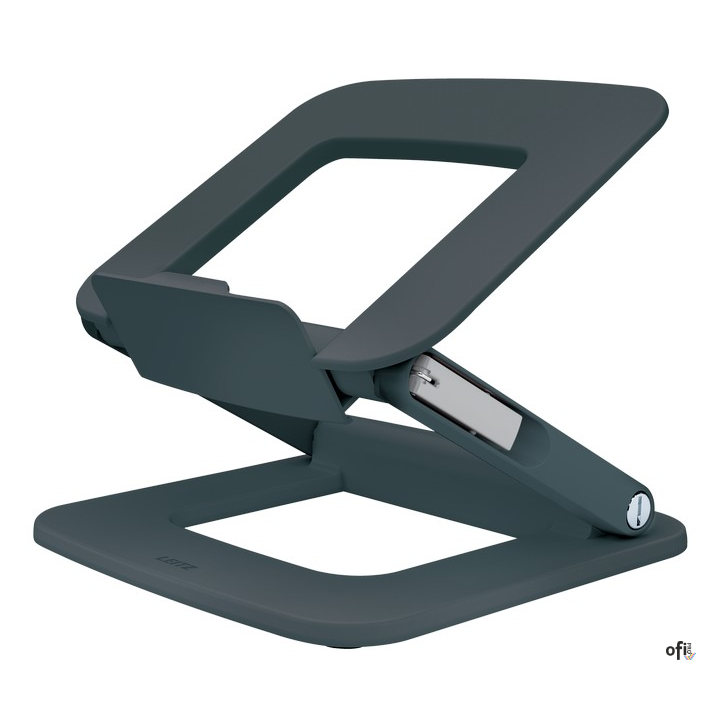 Podstawka pod laptopa Leitz Ergo, 80% plastiku z recyklingu, szara 64240089