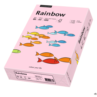 Papier  xero kolorowy A3 80g  500 ark. RAINBOW R54R jasnoróżowy 88042522