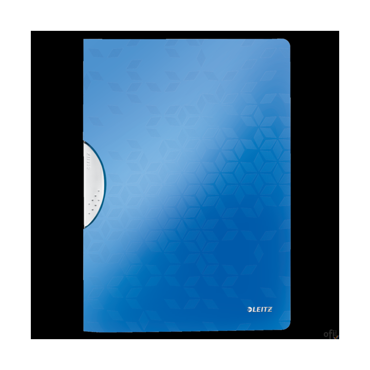 Skoroszyt z klipem LEITZ WOW niebieski 41850036