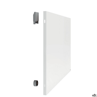 Bezramkowa, magnetyczna tablica suchościeralna Nobo Infinity 900x600mm, biała