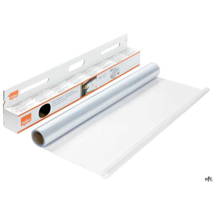 Folia suchościeralna Nobo Instant w rolce, 60x80cm, 25 arkuszy (przezroczysta)