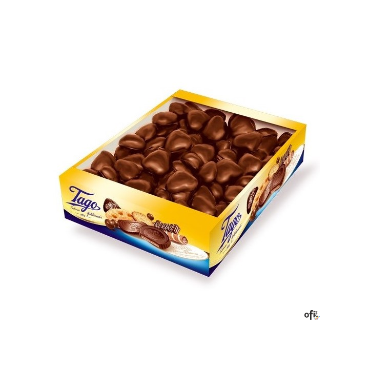 Piernikowe serca w polewie czekoladowej TAGO 2,5kg