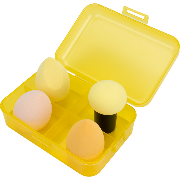 Gąbeczki do makijażu w pudełku