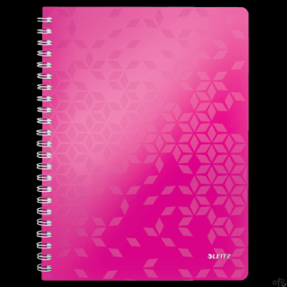 Zeszyt Leitz WOW_Wysokiej jakości notatniki wykonane z polipropylenu_z satynowym wykończeniem.__kartki z mikroperforacją do łatw