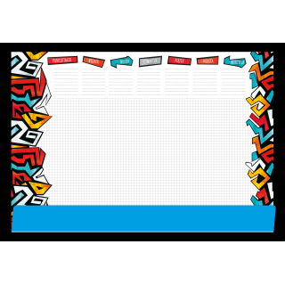 Podkład na biurko-Notes B3-GRAFFITI, SP-B3-02 Michalczyk i Prokop