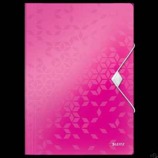 Teczka z gumką Leitz WOW__idealna do przenoszenia i przechowywania dokumentow,_folderow i innych przedmiotow__wykonane z polipro