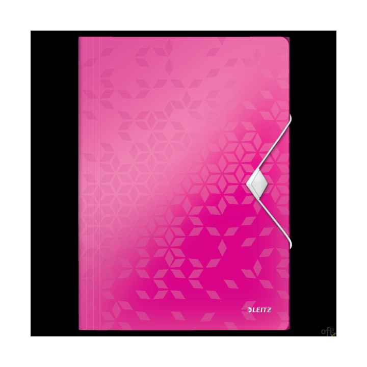 Teczka z gumką Leitz WOW__idealna do przenoszenia i przechowywania dokumentow,_folderow i innych przedmiotow__wykonane z polipro