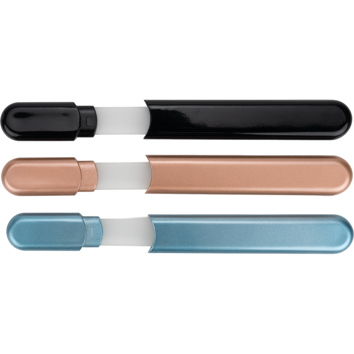 Pilniczki szklane w etui