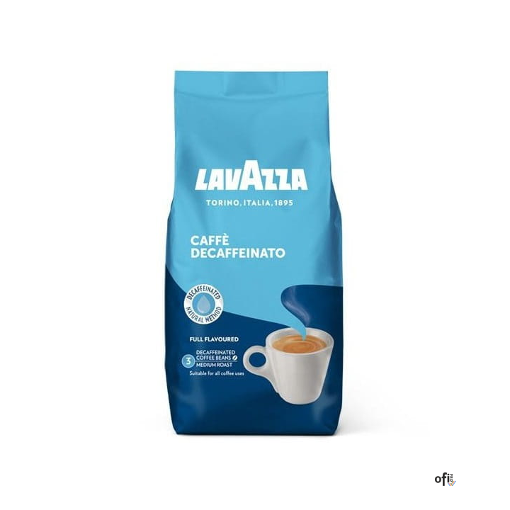 Kawa LAVAZZA CAFFE DECAFFEINATO bezkofeinowa 500g ziarnista