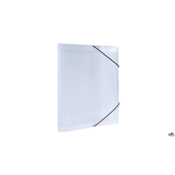 Teczka z gumką A4 PP pudło 2 cm przezroczysta TG-A4-02-03