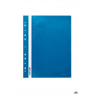 Skoroszyt wpinany PP DOTTS (20) niebieski wzmocniony polipropy SPP-DOT-02-03