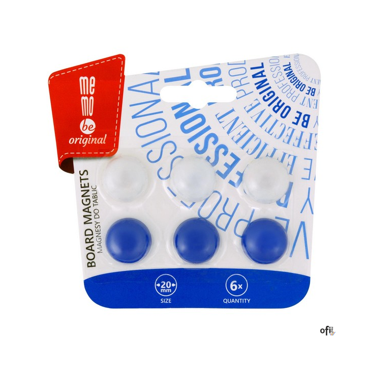 Magnesy MEMOBOARDS do tablic  6szt blister MB20B6  NR MM003-99