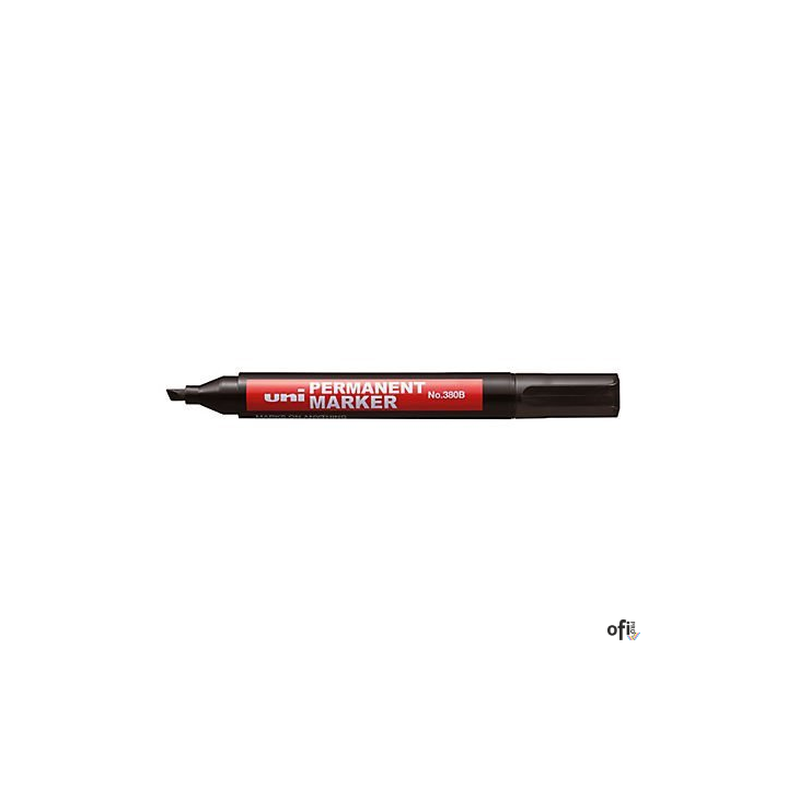 Marker permanentny UNI NO-380 ścięty zielony