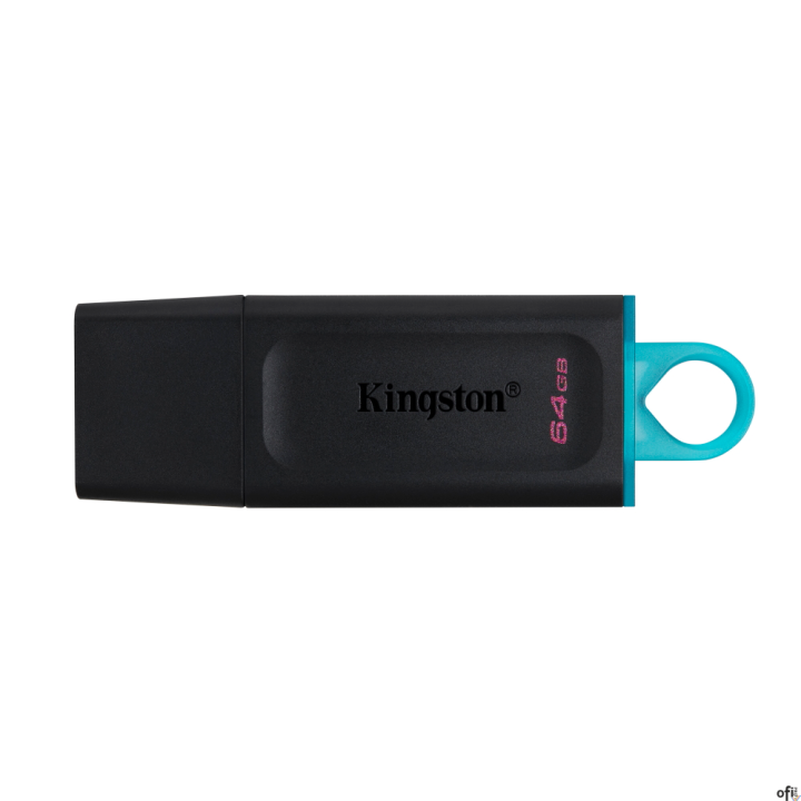 Pamięć Pendrive KINGSTON 64GB USB 3.2 GEN1 Data Traveler Exodia czarny-turkusowy DTX/64GB