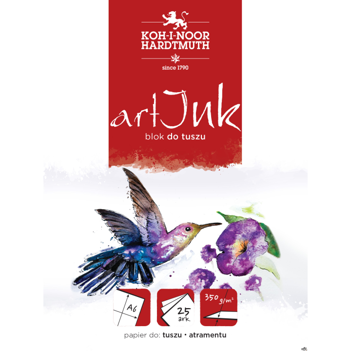 Blok ARTNIK A6 350g. 25kartek KOH I NOOR BLO-TUSZ A6-00504