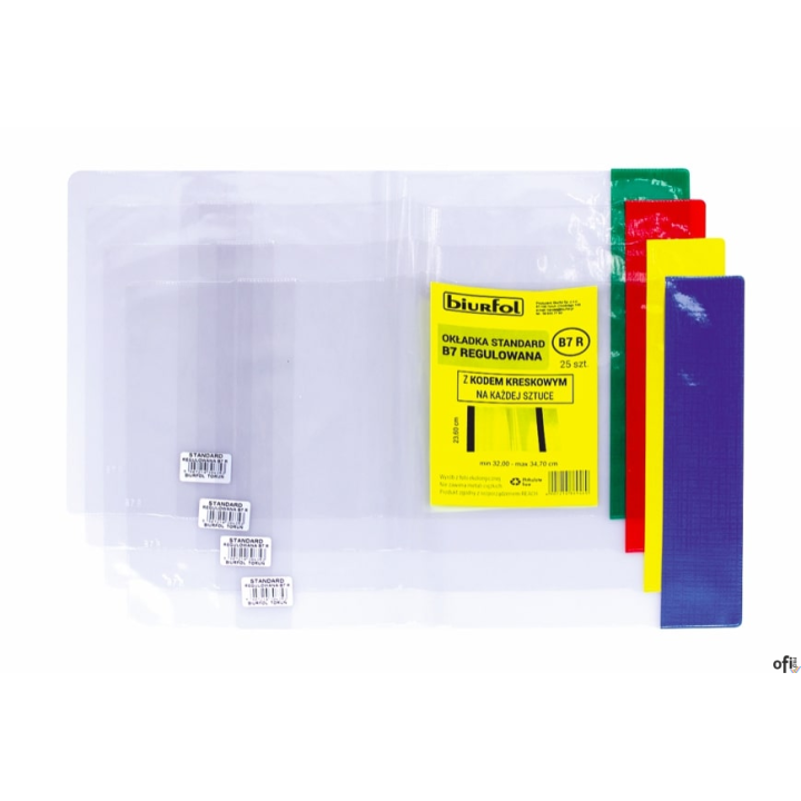 Okładka standard E5 - 277 regulowana (25) z kod. na szt. OZK-48 BIURFOL