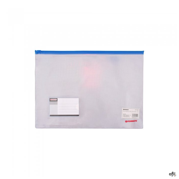 Koperta na zamek z PVC A4 PENMATE TT6692
