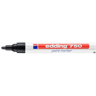 Marker lakierowy 2-4mm 750 czarny EDDING końcówka okrągła