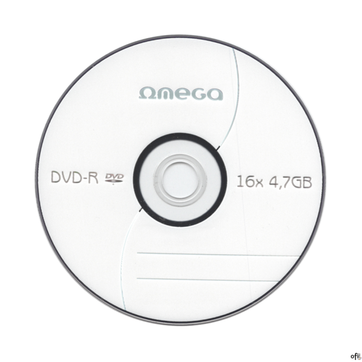 Płyta OMEGA DVD-R 4,7GB 16X KOPERTA (1) OMD16K1- -a