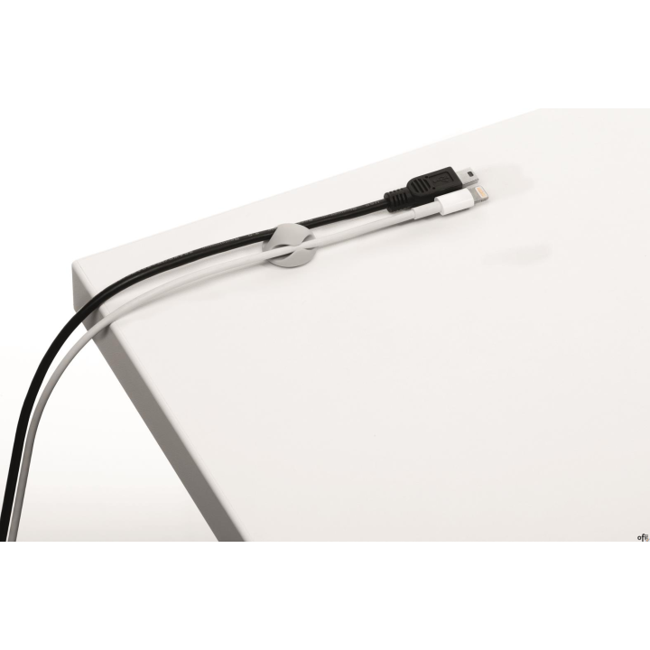 Klips samoprzylepny na 2 kable(6)szary  503810 CAVOLINE CLIP    DURABLE