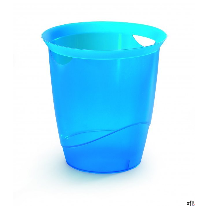 Kosz na śmieci 16l niebieski przezroczysty DURABLE 1701710540