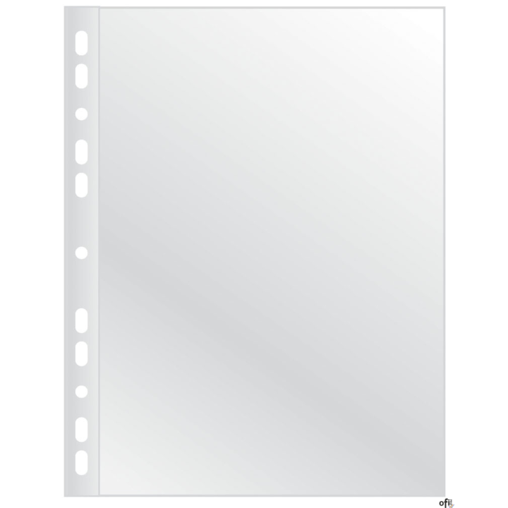 Koszulki na dokumenty Q-CONNECT, PP, A4, krystal, 100mikr., 100szt. KF14841