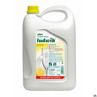 LUDWIK Płyn do naczyń 5L cytrynowy  30167