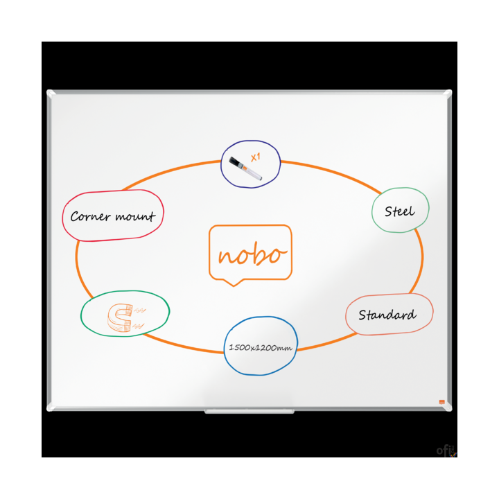 Tablica stalowa Nobo Premium Plus 1500x1200mm 1915159