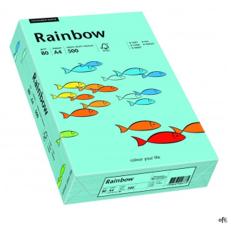 Papier xero kolorowy A4 80g 500 ark. RAINBOW R84 morski 88042717