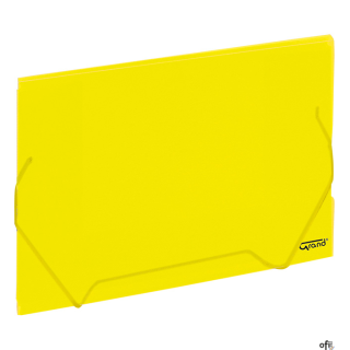 Teczka kopertowa A4 na gumkę ZP041 żółta 120-1228 GRAND