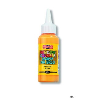 Farba witrażowa 60ml żółta 974201