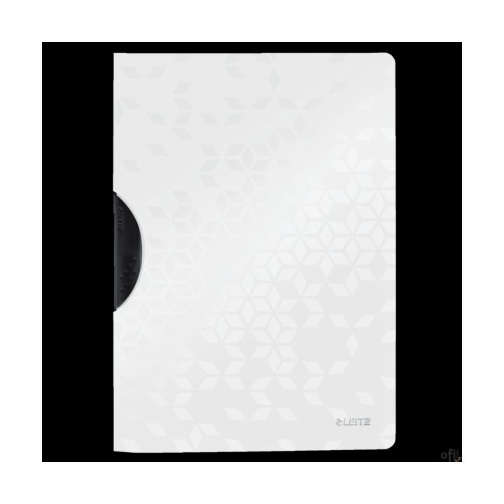 Skoroszyt z klipsem Leitz WOW, biały 41850001
