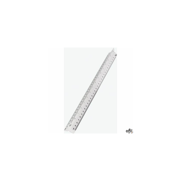 Linijka skalówka 15cm 20012 1:10,20,25,50,75,125