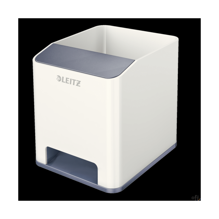 Kubek na długopisy  _ze wzmacniaczem dźwięku Leitz WOW_Unikalnie zaprojektowany piórnik - przechowuj swoje przybory do pisania w