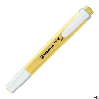 Zakreślacz STABILO swing cool pastel mleczny żółty 275/144-8
