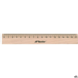 Linijka drewniana 17cm 30060 LENIAR